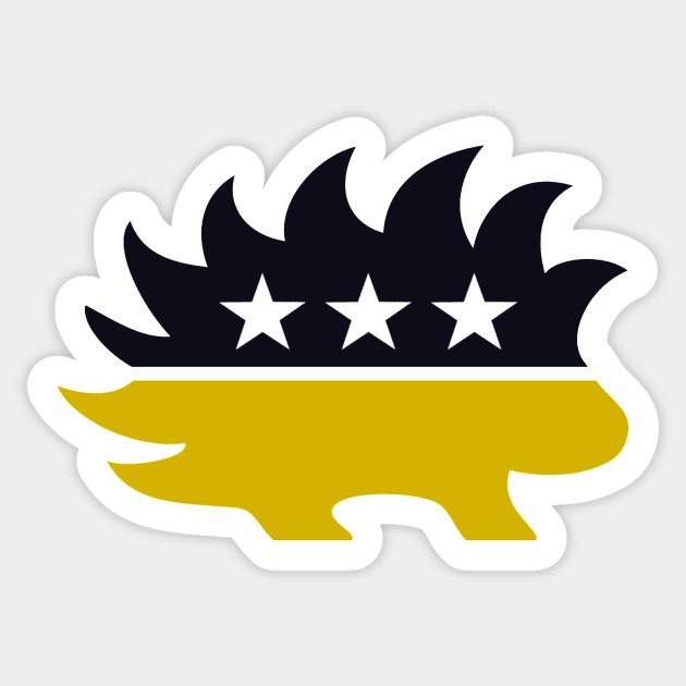 Libertarian Ancap Porcupine Sticker by The Libertarian Frontier 